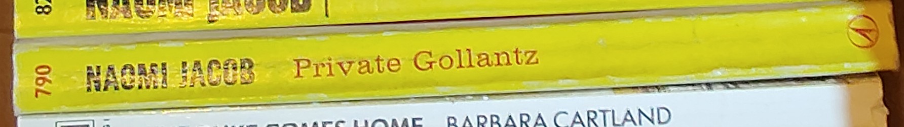 Naomi Jacob  PRIVATE GOLLANTZ spine of book image