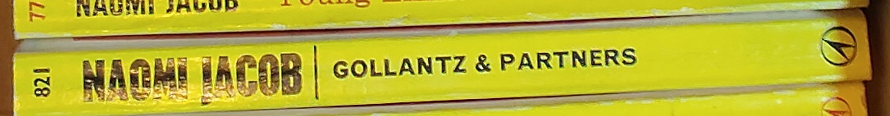 Naomi Jacob  GOLLANTZ & PARTNERS spine of book image