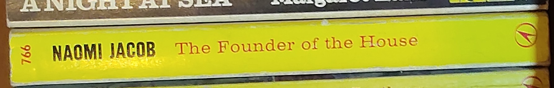 Naomi Jacob  THE FOUNDER OF THE HOUSE spine of book image