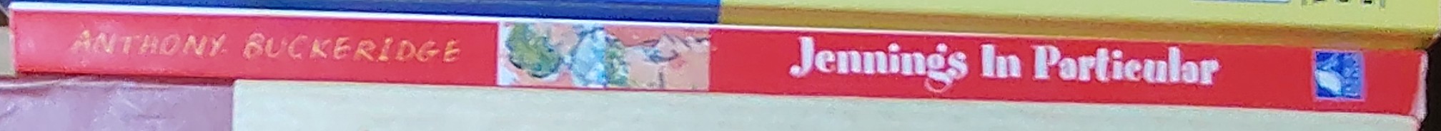 Anthony Buckeridge  JENNINGS IN PARTICULAR spine of book image