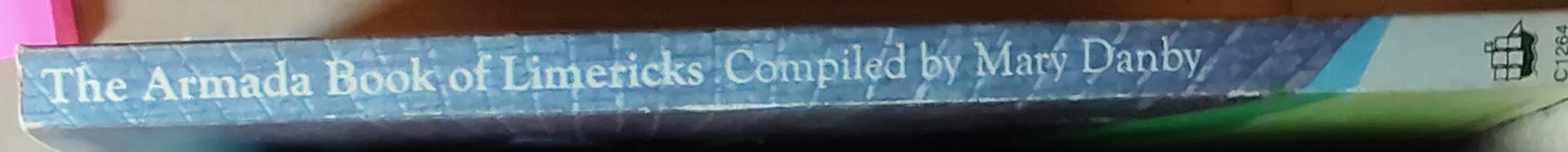 Mary Danby (Selects) THE ARMADA BOOK OF LIMERICKS spine of book image