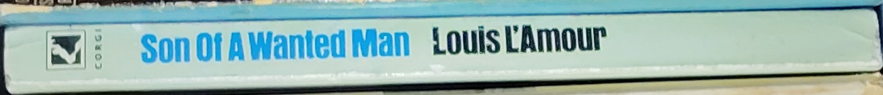 Louis L'Amour  SON OF WANTED MAN spine of book image