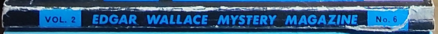 Various   EDGAR WALLACE MYSTERY MAGAZINE. No.6 Volume 2. January 1965 spine of book image