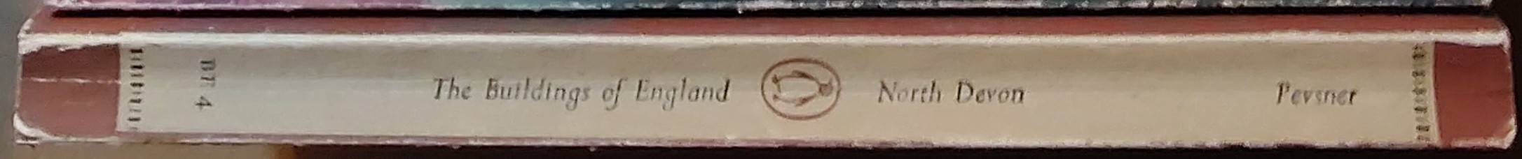 Nikolaus Pevsner  NORTH DEVON (Buildings of England) spine of book image