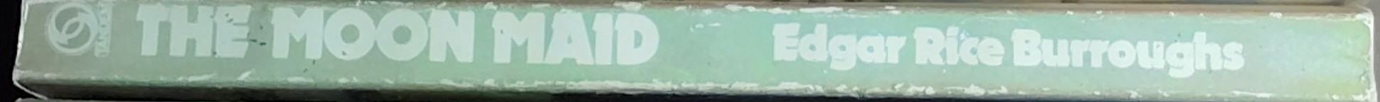 Edgar Rice Burroughs  THE MOON MAID spine of book image