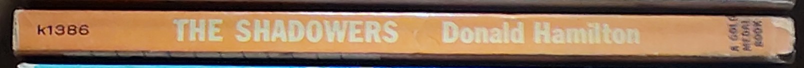 Donald Hamilton  THE SHADOWERS spine of book image