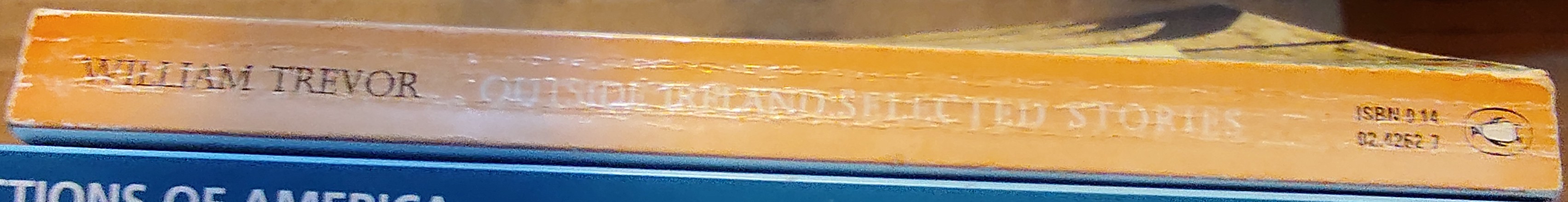 William Trevor  OUTSIDE IRELAND: SELECTED STORIES spine of book image