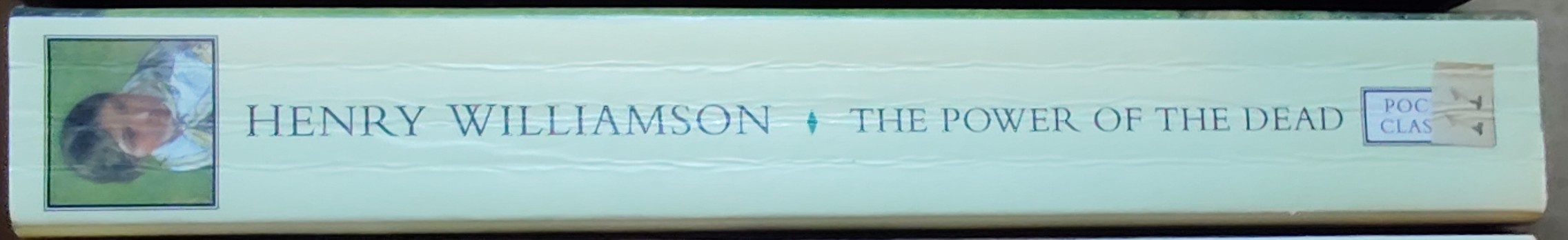 Henry Williamson  THE POWER OF THE DEAD spine of book image