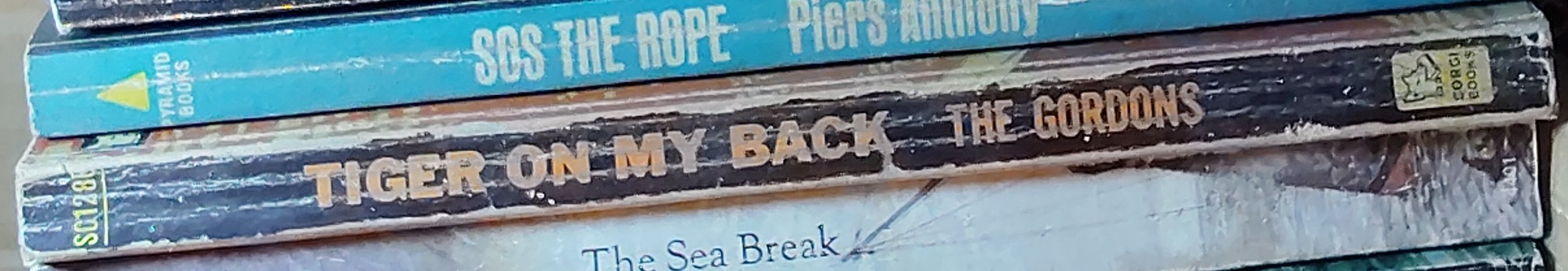 The Gordons  TIGER ON MY BACK spine of book image