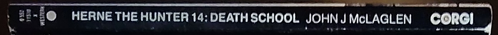 John McLaglen  HERNE THE HUNTER 14: DEATH SCHOOL spine of book image