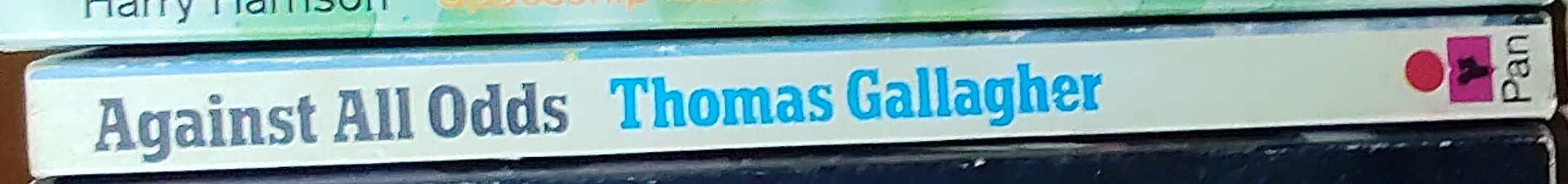 Thomas Gallagher  AGAINST ALL ODDS spine of book image