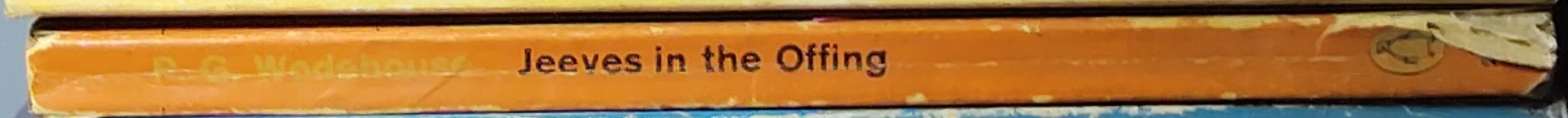 P.G. Wodehouse  JEEVES IN THE OFFING spine of book image