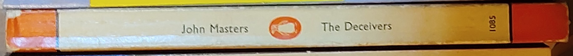 John Masters  THE DECEIVERS spine of book image