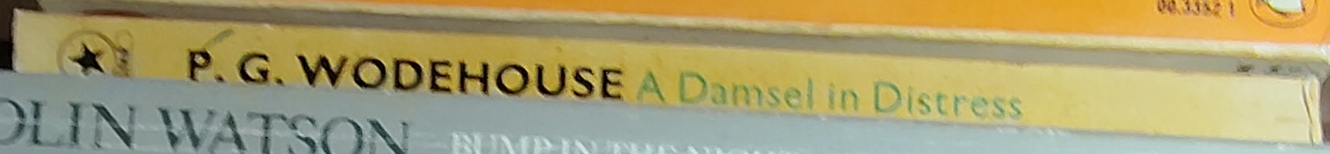 P.G. Wodehouse  A DAMSEL IN DISTRESS spine of book image