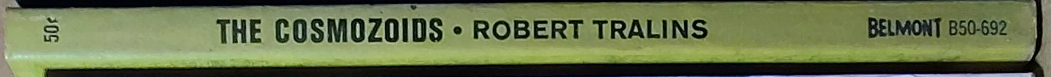 Robert Tralins  THE COSMOZOIDS spine of book image