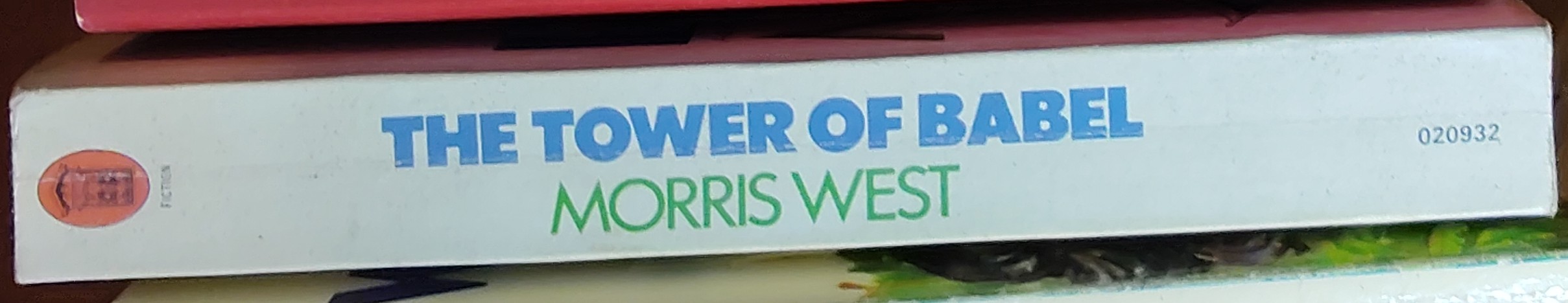 Morris West  THE TOWER OF BABEL spine of book image
