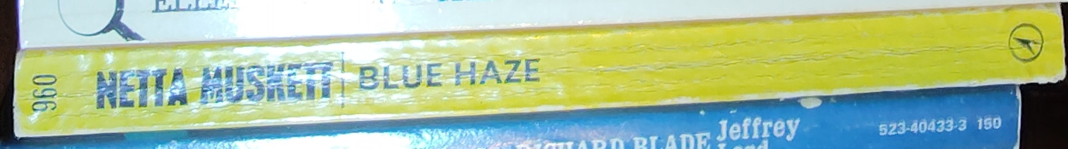 Netta Muskett  BLUE HAZE spine of book image