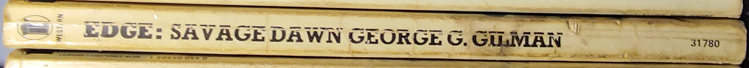 George G. Gilman  EDGE 26: SAVAGE DAWN spine of book image