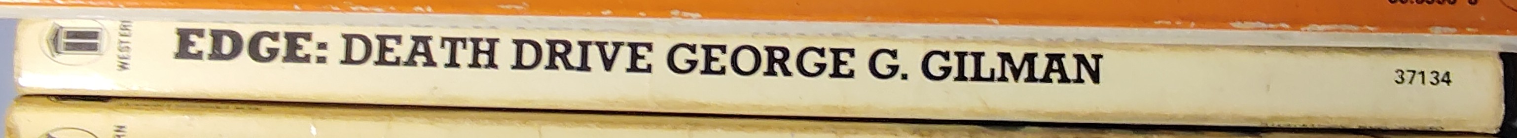 George G. Gilman  EDGE 27: DEATH DRIVE spine of book image
