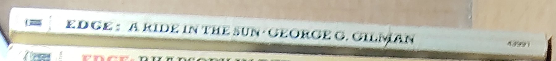 George G. Gilman  EDGE 34: A RIDE IN THE SUN spine of book image