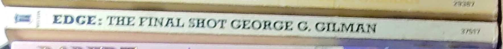 George G. Gilman  EDGE 16: THE FINAL SHOT spine of book image