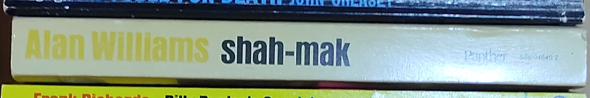 Alan Williams  SHAH-MAK spine of book image