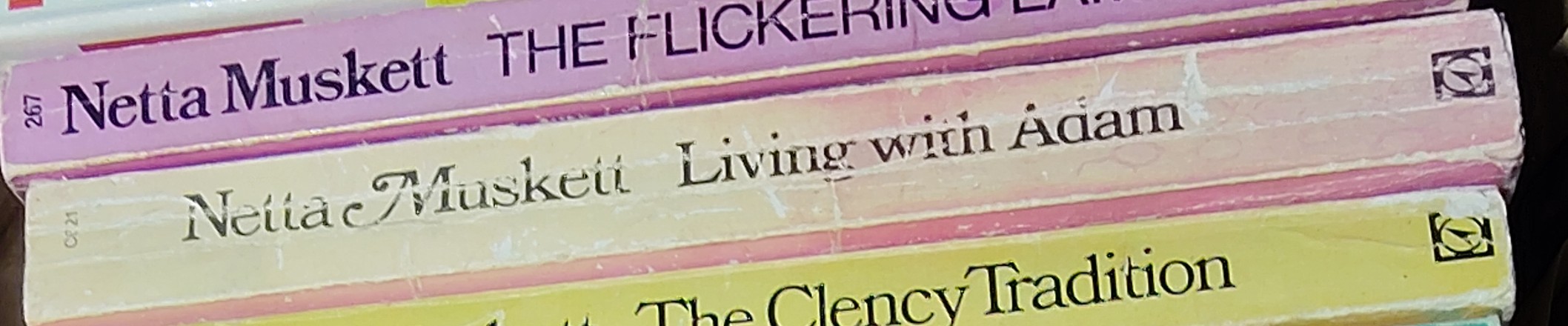 Netta Muskett  LIVING WITH ADAM spine of book image