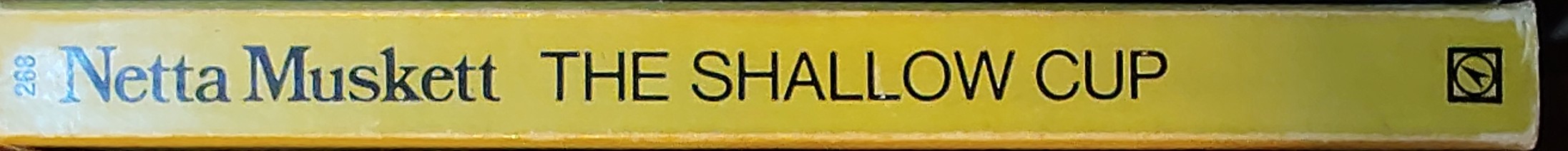 Netta Muskett  THE SHALLOW CUP spine of book image