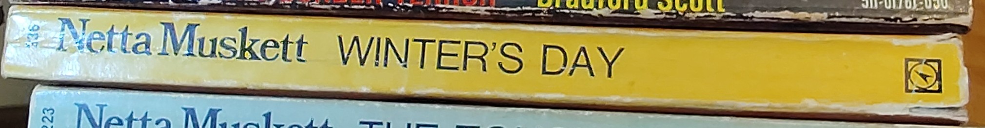 Netta Muskett  WINTER'S DAY spine of book image