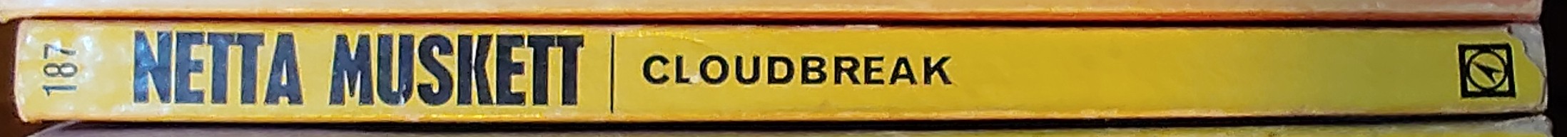 Netta Muskett  CLOUDBREAK spine of book image
