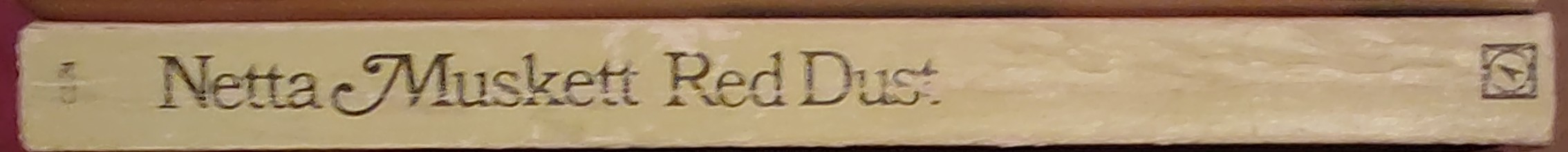 Netta Muskett  RED DUST spine of book image