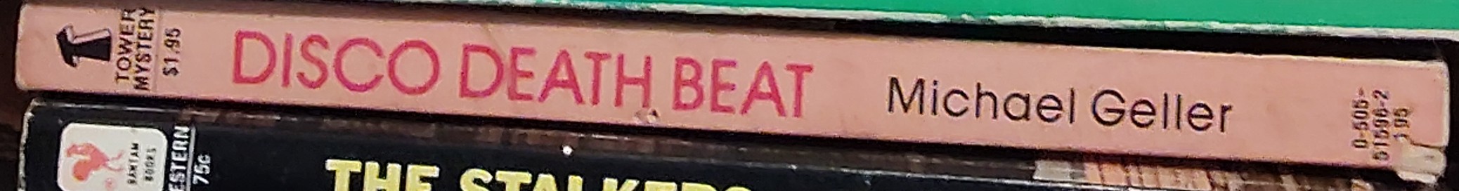 Michael Geller  DISCO DEATH BEAT spine of book image
