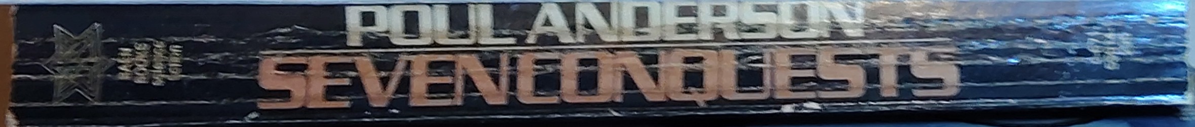 Poul Anderson  SEVEN CONQUESTS spine of book image