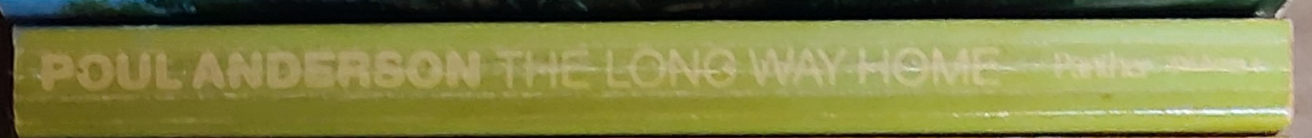 Poul Anderson  THE LONG WAY HOME spine of book image