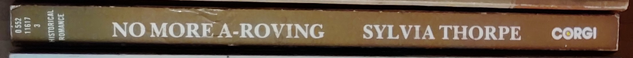 Sylvia Thorpe  NO MORE A-ROVING spine of book image
