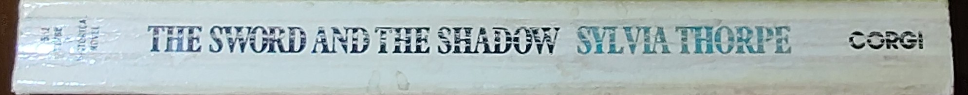Sylvia Thorpe  THE SWORD AND THE SHADOW spine of book image