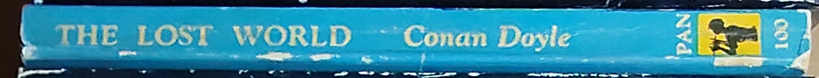 Sir Arthur Conan Doyle  THE LOST WORLD spine of book image