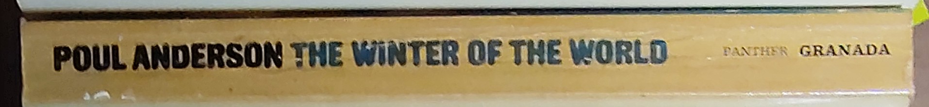 Poul Anderson  THE WINTER OF THE WORLD spine of book image
