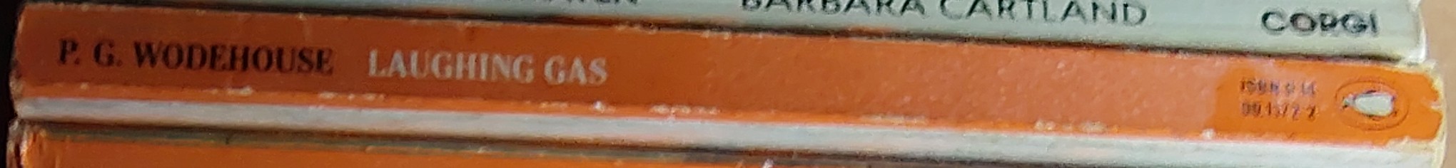 P.G. Wodehouse  LAUGHING GAS spine of book image