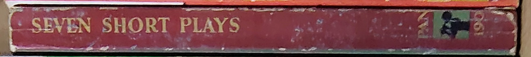 A.H. Wharrier (compiles) SEVEN SHORT PLAYS for reading or acting spine of book image