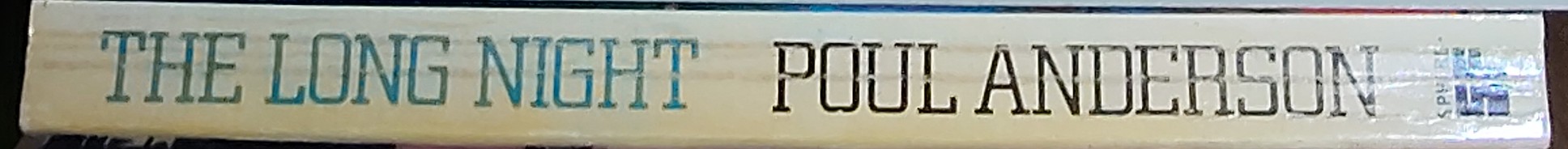 Poul Anderson  THE LONG NIGHT spine of book image