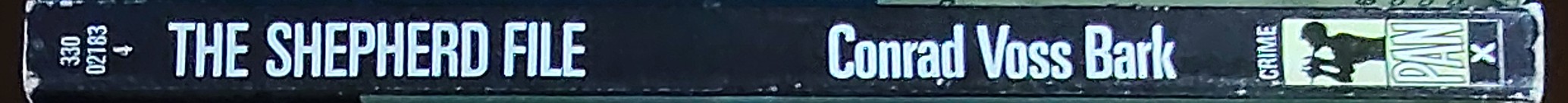 Conrad Voss Bark  THE SHEPHERD FILE spine of book image