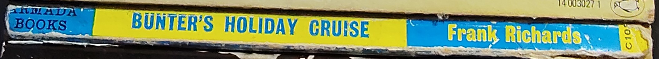 Frank Richards  BUNTER'S HOLIDAY CRUISE spine of book image
