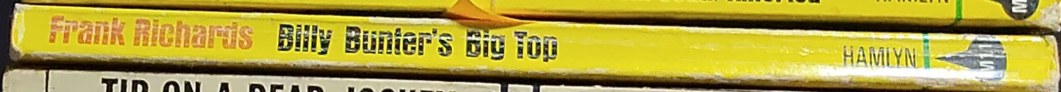 Frank Richards  BILLY BUNTER'S BIG TOP spine of book image