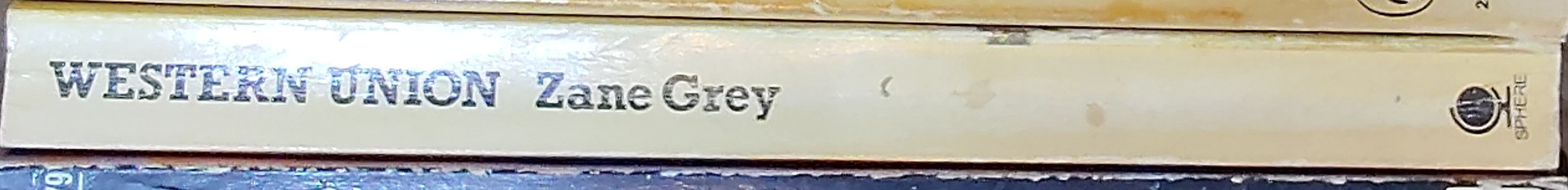 Zane Grey  WESTERN UNION spine of book image
