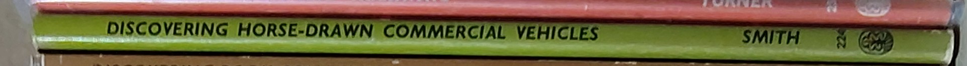 HORSE-DRAWN COMMERCIAL VEHICLES, Discovering  spine of book image