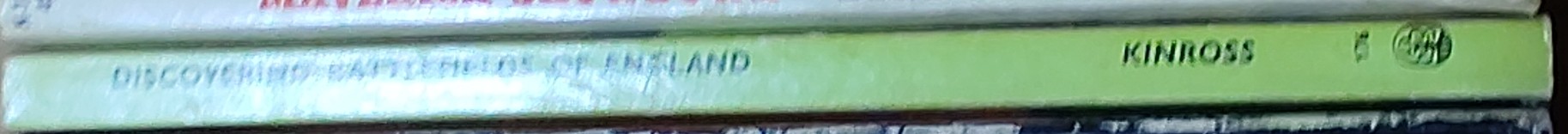 BATTLEFIELDS OF ENGLAND, Discovering  spine of book image