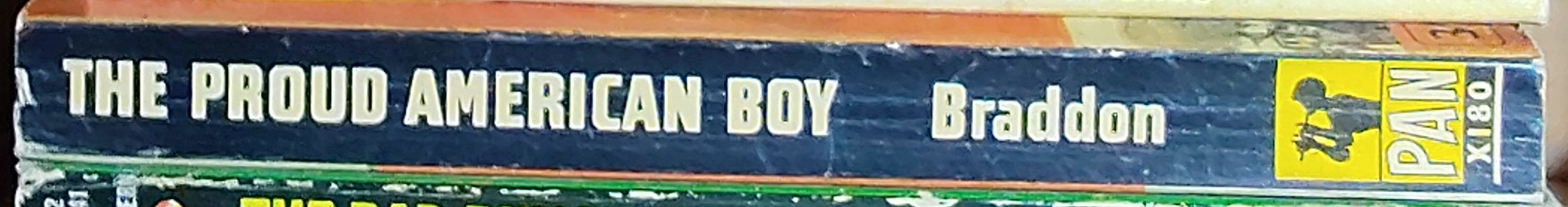 Russell Braddon  THE PROUD AMERICAN BOY spine of book image
