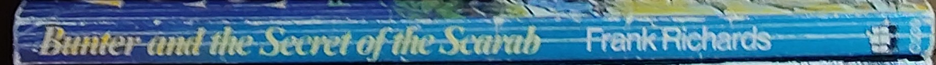 Frank Richards  BUNTER AND THE SECRET OF THE SCARAB spine of book image