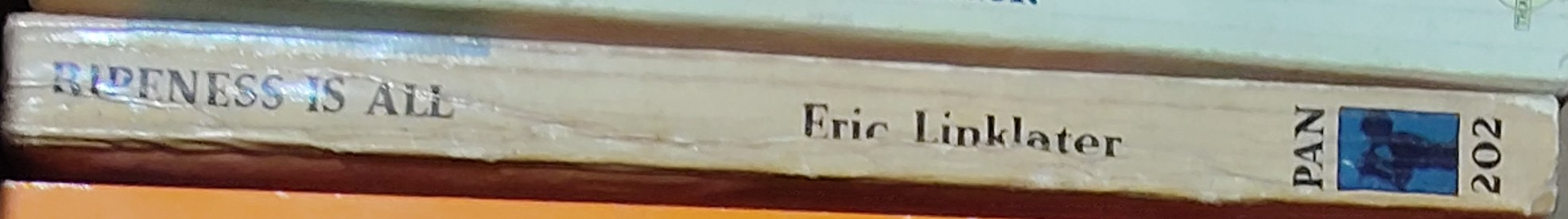 Eric Linklater  RIPENESS IS ALL spine of book image